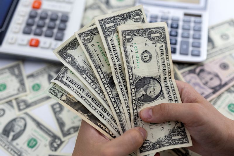 Dollar set for first monthly drop after US inflation readout